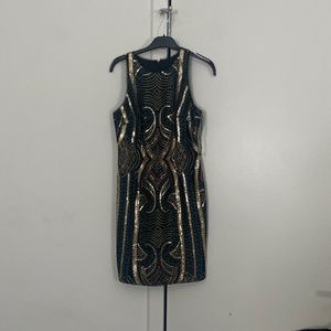 Aidan Art Deco cocktail dress